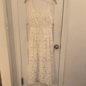 Endless Rose White Floral Lace Dress